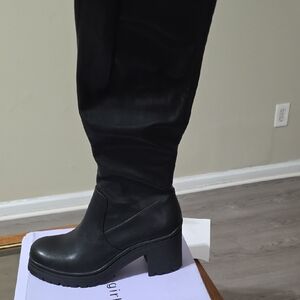 Madden Girl Black Heeled Boots